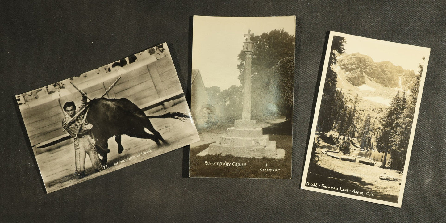 vintage postcard grouping - Real Photo, Rppc, Photo Print, and More