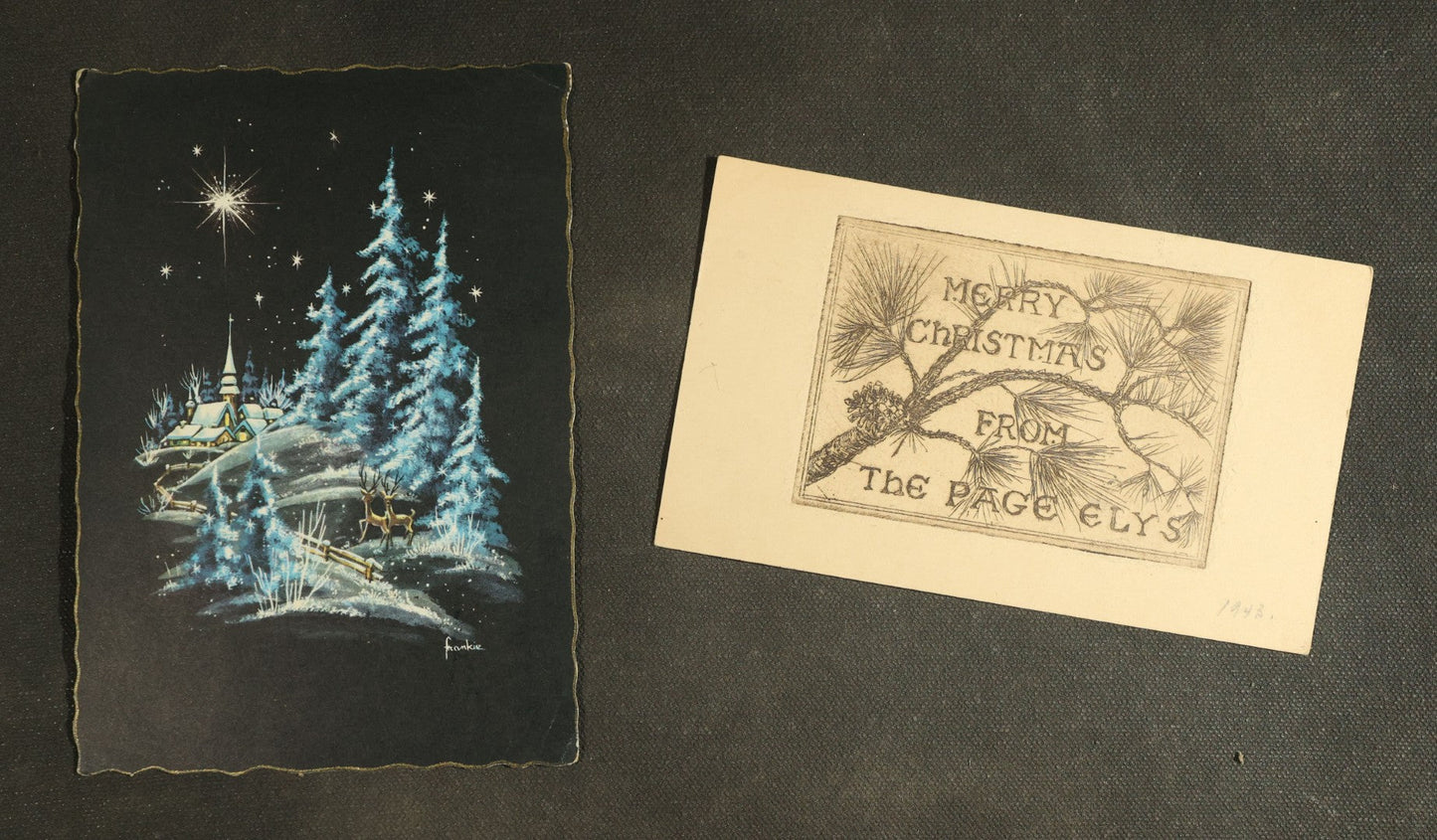 vintage postcard grouping - Greetings and Holiday