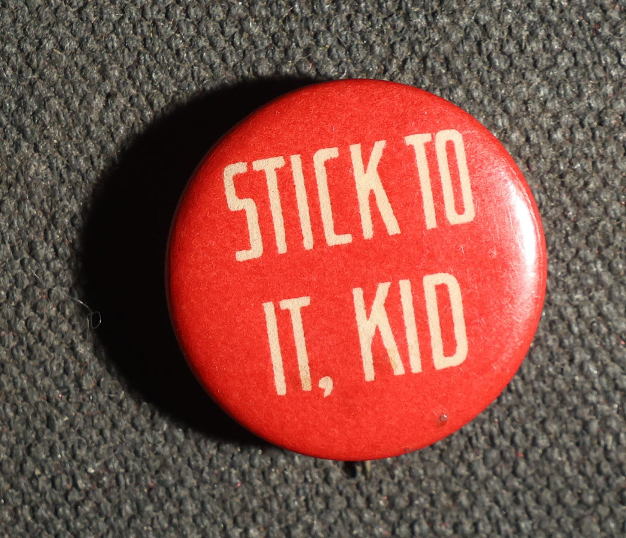 Four Buttons, Comic Sayings - "Hello Bill," "Stick to It, Kid," "I'm the Boy," "Be Reasonable!," Advertisements for Perfection Cigarettes