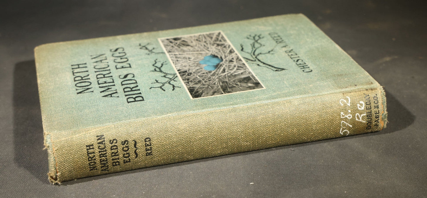 "North American Birds Eggs" Antique Ornithology Book by Chester A. Reed, Published by Doubleday, Page & Company, New York, 1904