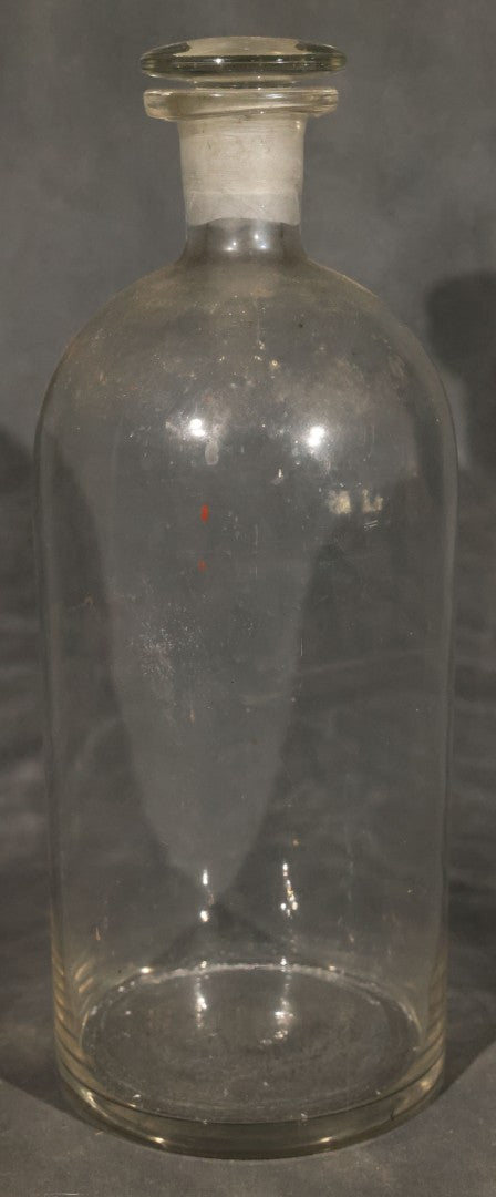Antique New Hampshire State Board of Health Glass Bottle in Wooden Carrying Box, Concord, New Hampshire