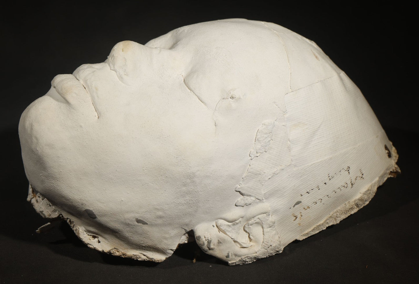 Vintage Plaster Life Mask of a Young Woman