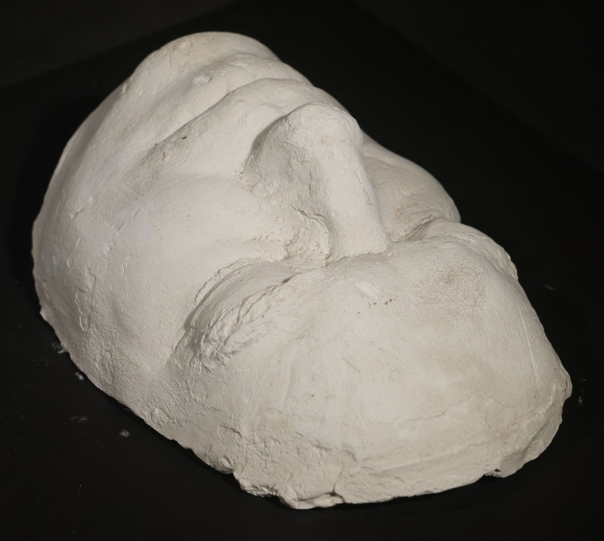 Vintage Plaster Life Mask Inscribed "Ray Leonard" and signed "Satori" on Verso