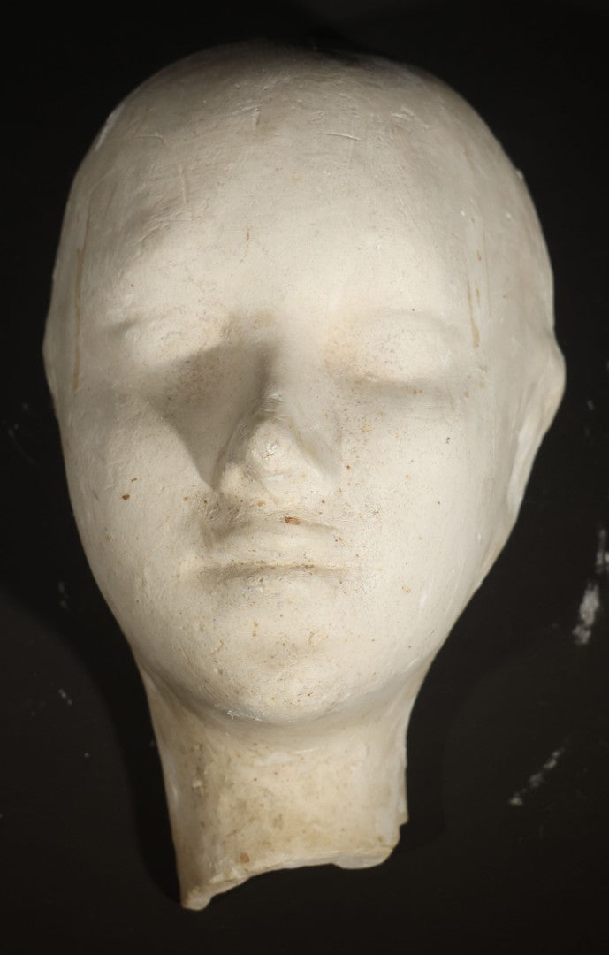 Antique Plaster Life Mask of a Child