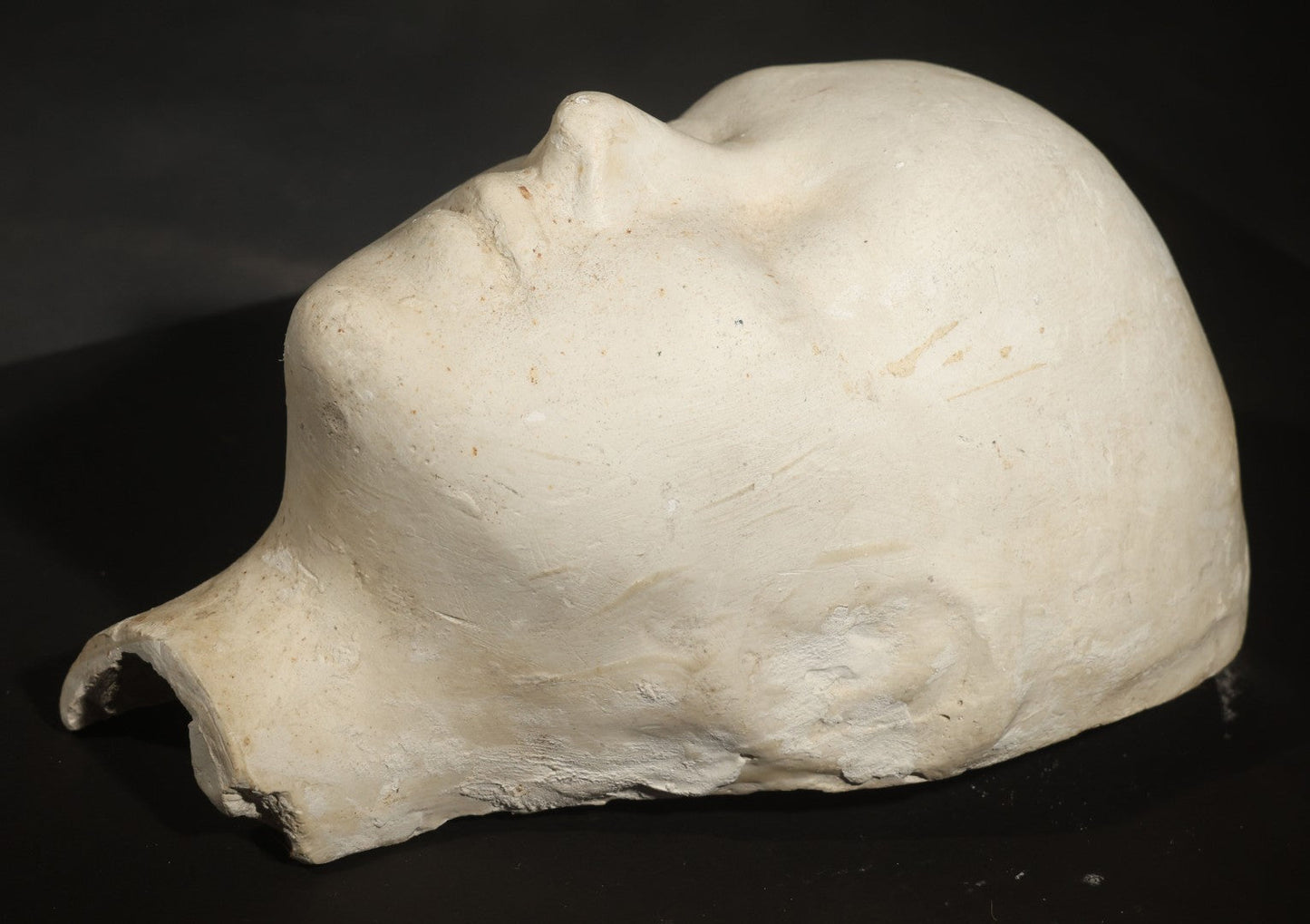 Antique Plaster Life Mask of a Child