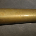 Lot 105 - Antique Brass Fire Hose Nozzle, Manufactured by A.J. Morse & Son, Boston, Massachusetts, Stamped "Stolen from State St. Exchange 53 State St." And "Boston Belting Co.", 16" H