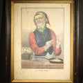 Lot 112 - Antique "A Bad Egg" Hand-Colored Lithograph Print, Published by N. Currier, 152 Nassau Street, New York, 14-1/2" W x 18-1/2" H
