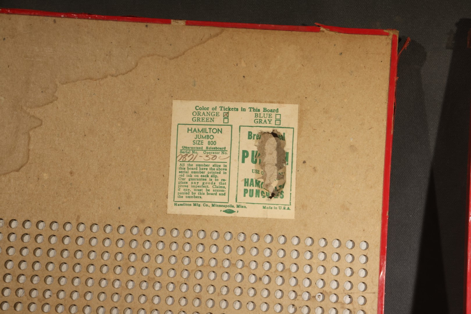 Pair of Vintage Schrafft's Chocolates 5-Cent Punch Board Trade Stimulators with Pin-Up Girl Graphics