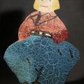 Lot 120 - Vintage Folk Art Hand-Painted Wooden Cutout of a Dutch Boy, Inscribed "Bud Jones" And Dated 1931, 9-1/4" H