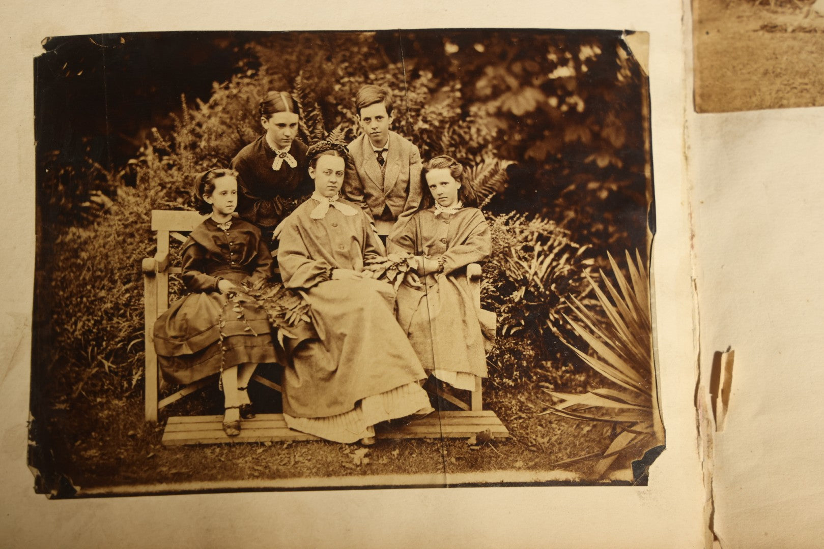 Antique Autograph Album with Handwritten Poetry, Albumen Photographs, Engravings, and Embossed Pages, Entries Beginning 1863, Printed by Lefevre & Kohler, Newman Street