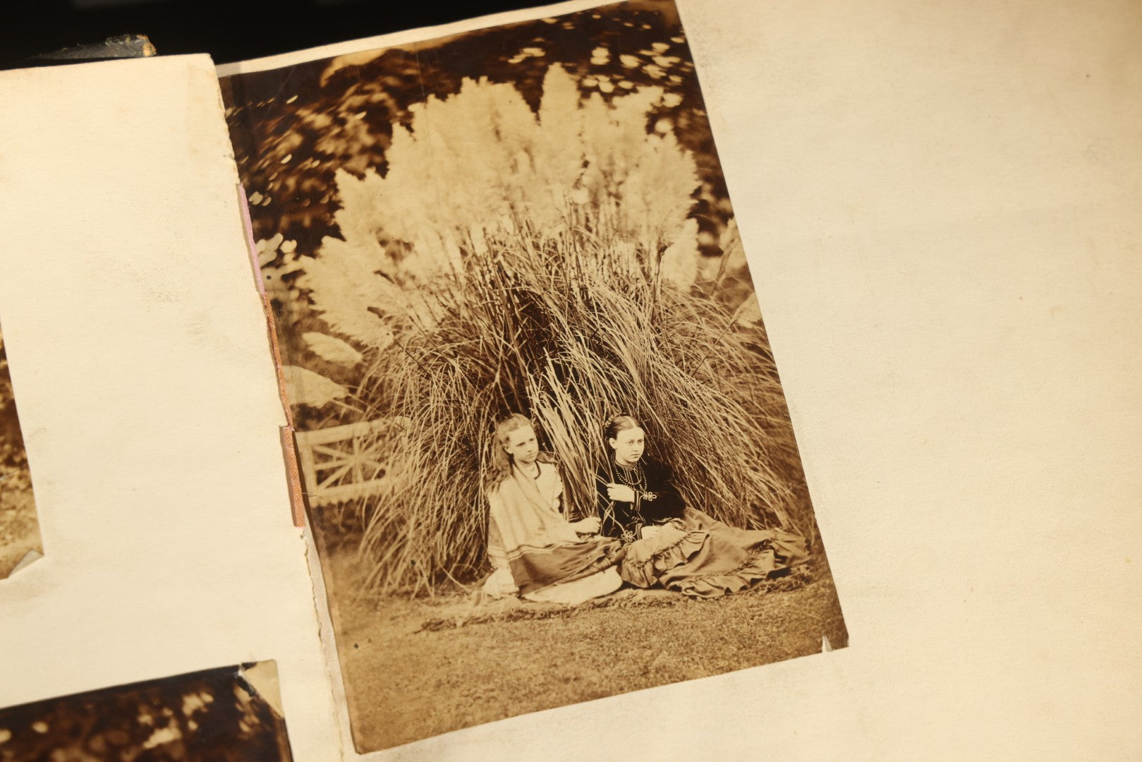 Antique Autograph Album with Handwritten Poetry, Albumen Photographs, Engravings, and Embossed Pages, Entries Beginning 1863, Printed by Lefevre & Kohler, Newman Street