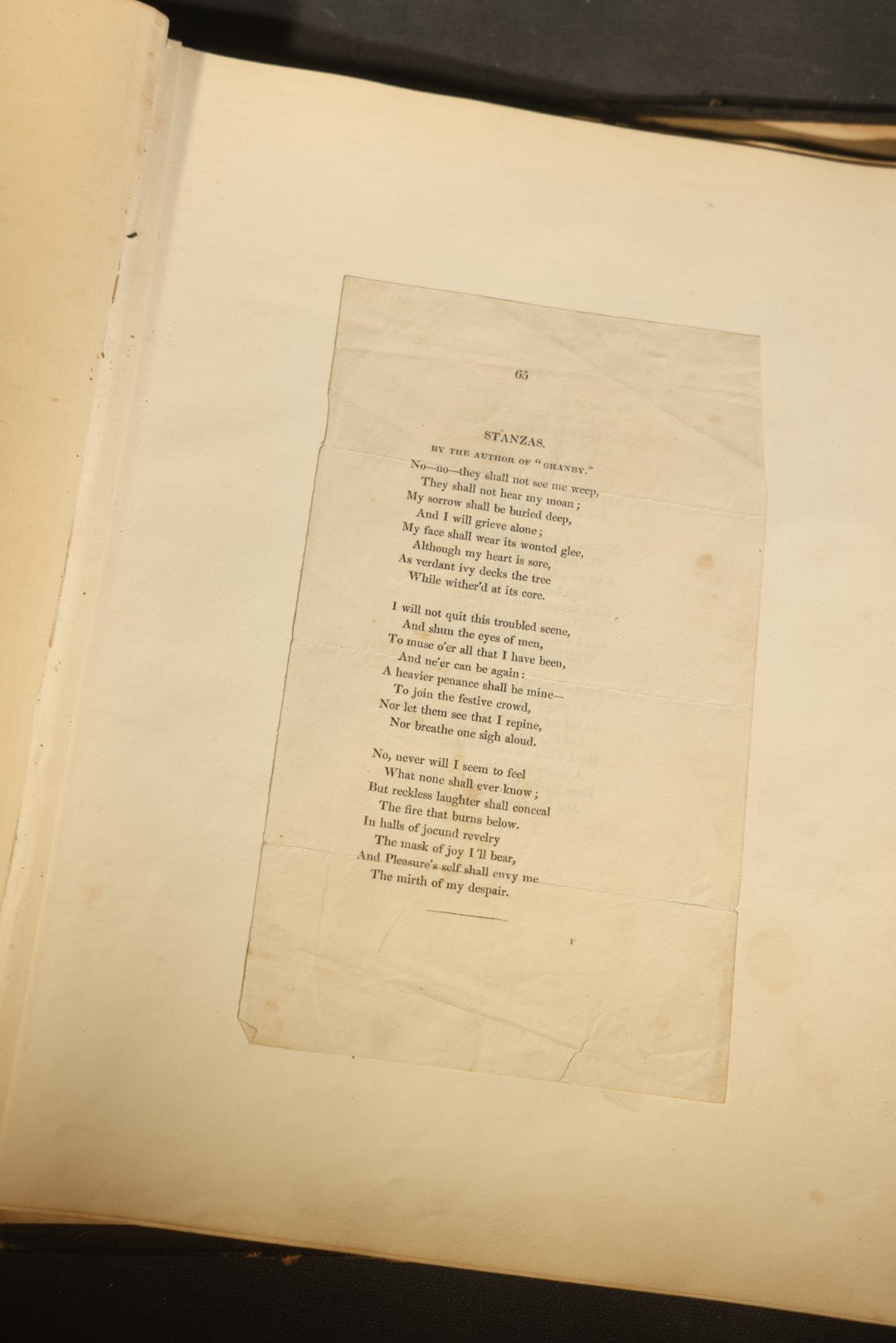 Antique Autograph Album with Handwritten Poetry, Albumen Photographs, Engravings, and Embossed Pages, Entries Beginning 1863, Printed by Lefevre & Kohler, Newman Street