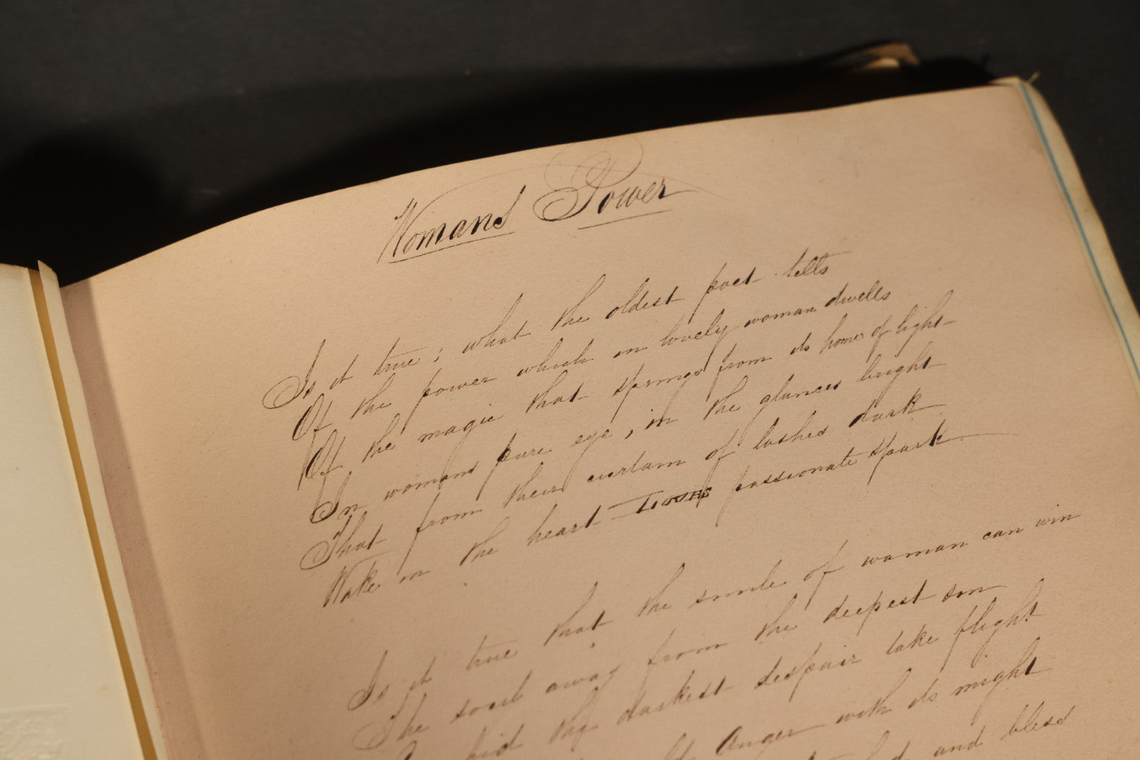 Antique Autograph Album with Handwritten Poetry, Albumen Photographs, Engravings, and Embossed Pages, Entries Beginning 1863, Printed by Lefevre & Kohler, Newman Street