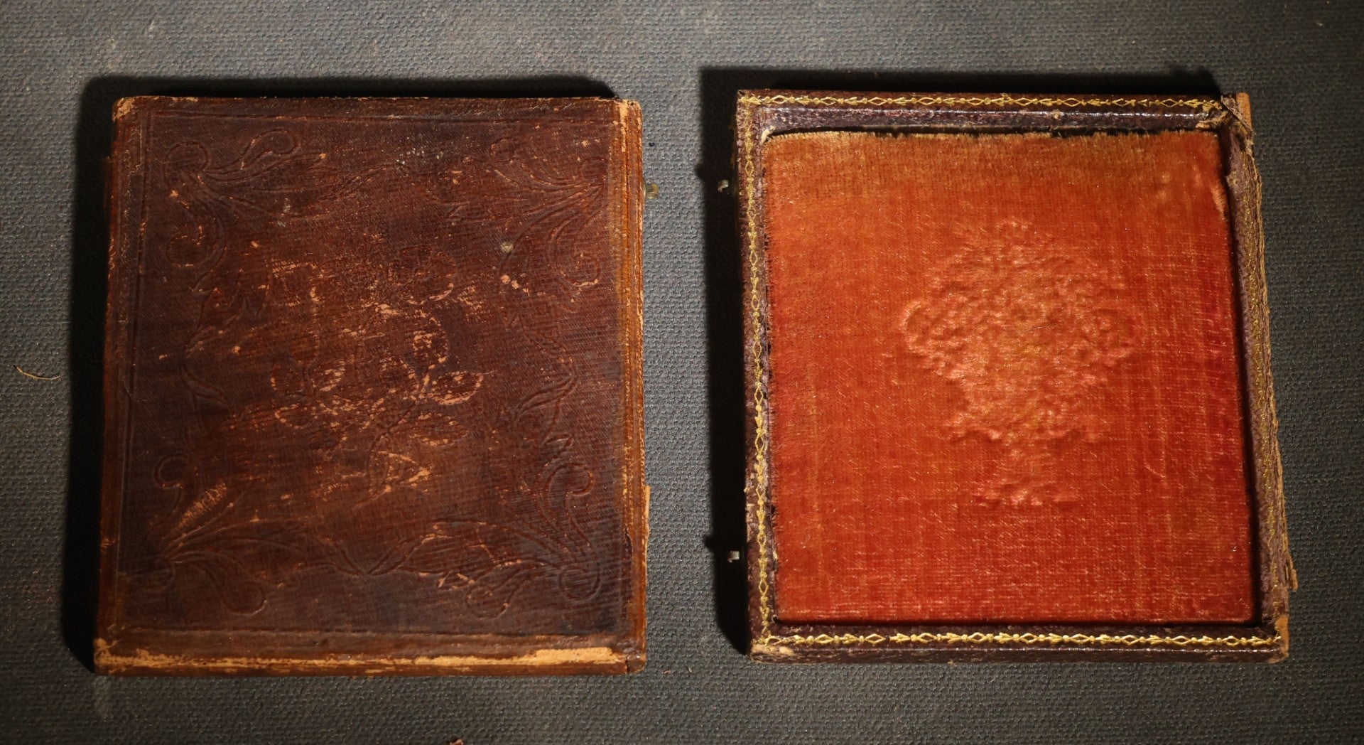 Grouping of Antique Cased Image Parts and Components for Repair, Offered As Found