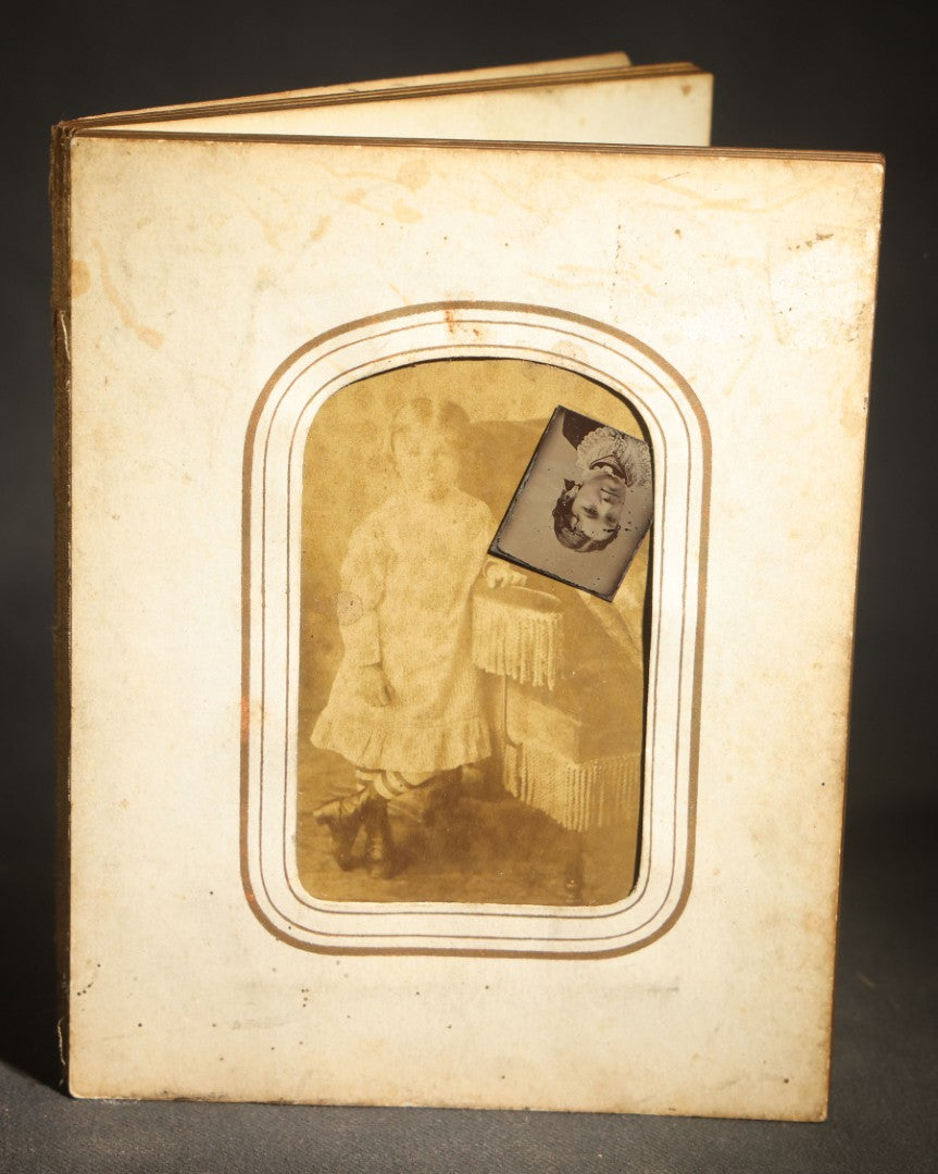 Grouping of Antique Cased Image Parts and Components for Repair, Offered As Found