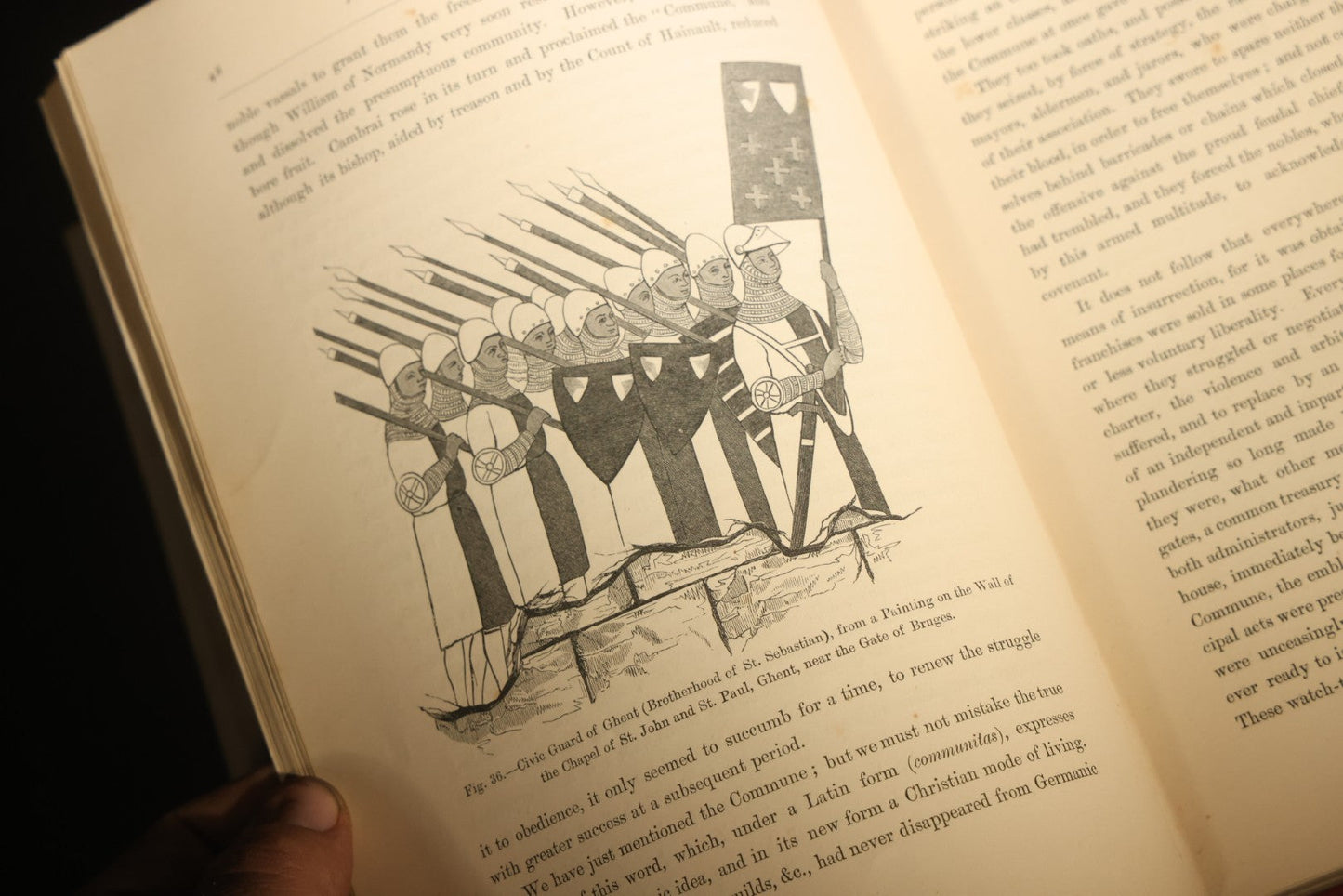 "Manners, Customs, and Dress During the Middle Ages and During the Renaissance Period" Antique Illustrated Book by Paul Lacroix, with Chromolithograph Prints by F. Kellerhoven, Published by D. Appleton and Co., New York, 1874