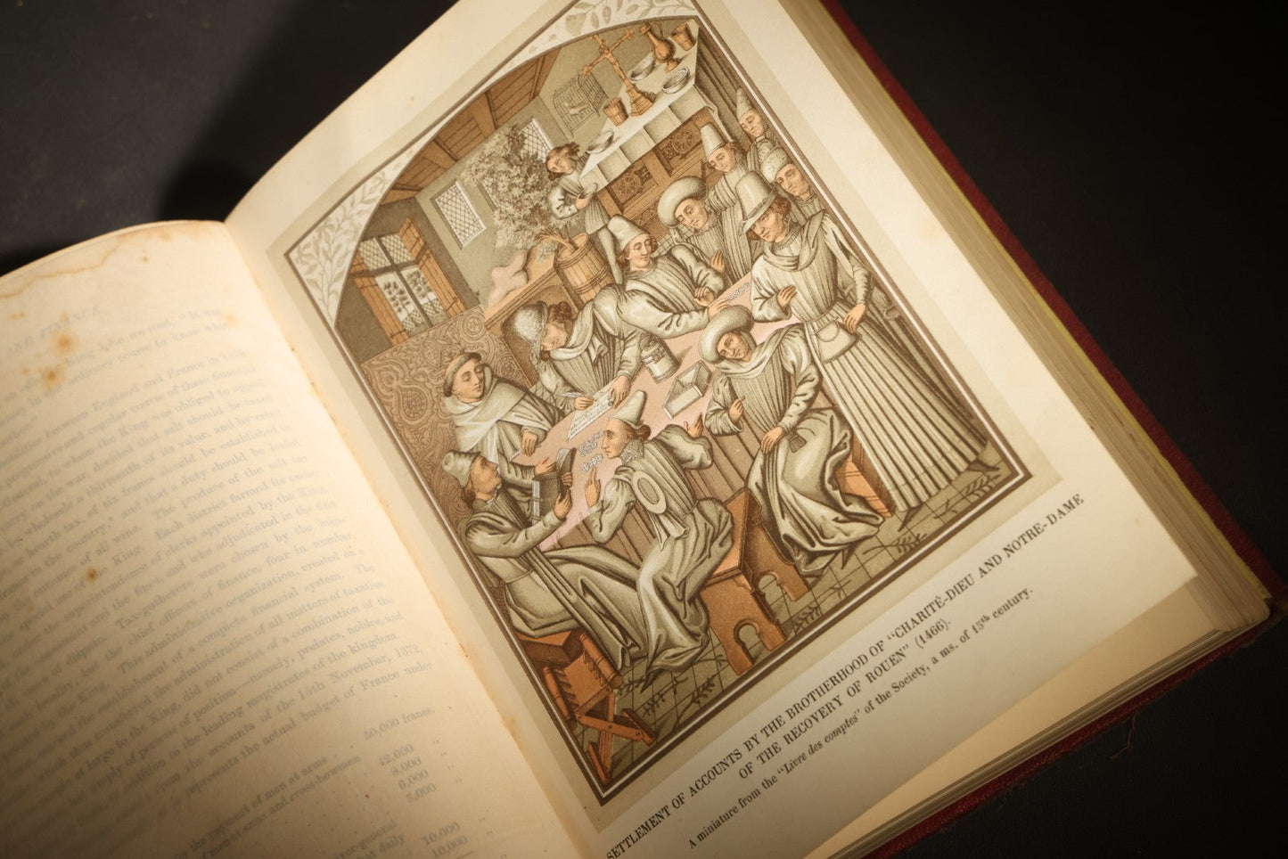 "Manners, Customs, and Dress During the Middle Ages and During the Renaissance Period" Antique Illustrated Book by Paul Lacroix, with Chromolithograph Prints by F. Kellerhoven, Published by D. Appleton and Co., New York, 1874