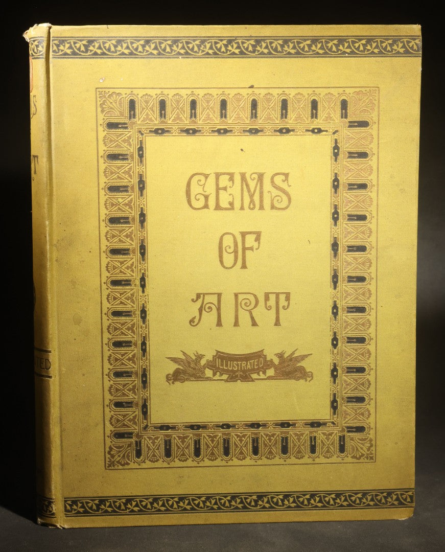 "Gems of Art" Antique Illustrated Art Book, Published by Cassell Publishing Company, New York
