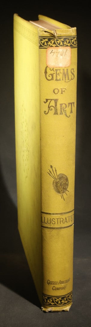 "Gems of Art" Antique Illustrated Art Book, Published by Cassell Publishing Company, New York