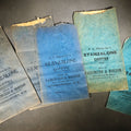 Lot 176 - Grouping of Six Antique S.S. Pierce Co. Stanzalone Coffee Paper Bags, Sold by Farrington & Morison Groceries and Hardware, Peterborough, New Hampshire