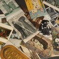 Lot 184 - "Liza's Picks" Grouping of 30 Antique and Vintage Postcards Including Massachusetts Map, Indian Sweetmeat Seller, Hebrew-Inscribed Cards, Castle Architecture, and Religious Subjects