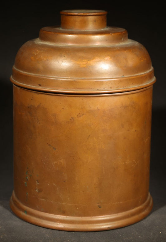 Vintage Copper Rumidor Humidor with Domed Lid, Manufactured by Rumidor Corporation, New York City