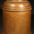 Lot 051 - Vintage Copper Rumidor Humidor with Domed Lid, Manufactured by Rumidor Corporation, New York City, 8" H