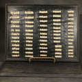 Lot 057 - Vintage Dr. Myerson's "True-Blend" And "Modern-Blend" Prosthetic Dental Tooth Sample Display Case, Manufactured by Ideal Tooth Incorporated, Cambridge, Massachusetts, 16-1/4" L