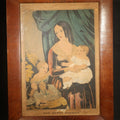 Lot 157 - Antique "The Young Mother" Hand-Colored Lithograph Print, Published by N. Currier, 152 Nassau Street, New York, 12-1/2" W x 16-1/2" H