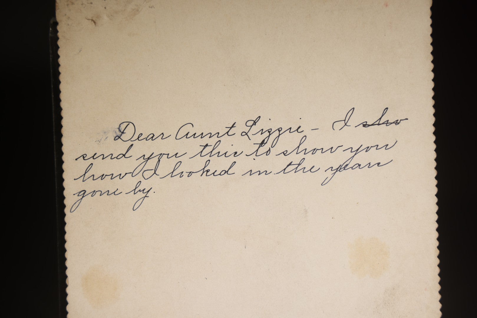 Antique Cabinet Card Photograph Novelty Titled "The Development of Man" and "Darwin's Theory Verified," Composite Oval Portraits of One Man Across 35 Years, Inscribed to "Aunt Lizzie," Photographed by Hirst & Henry, Princeville, Illinois