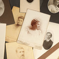 Lot 166 - Grouping of 11 Antique Cabinet Card Photographs of Men and Women Including Blackstone's of Galesburg, Illinois