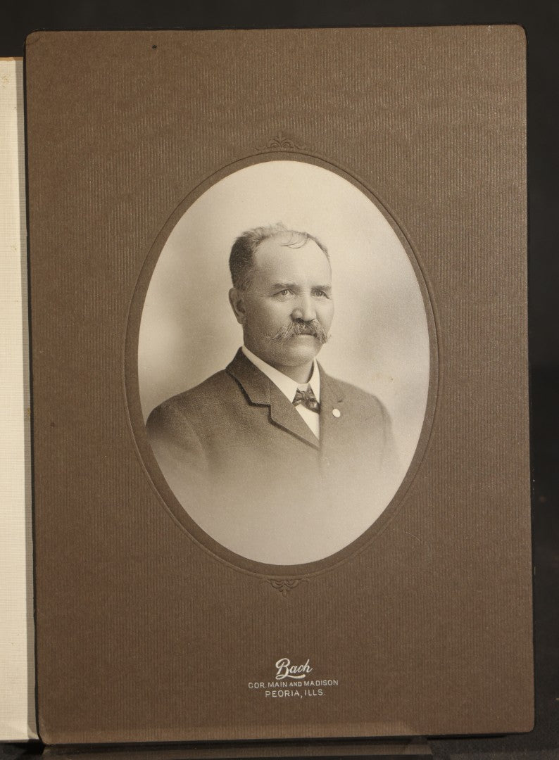 Grouping of 11 Antique Cabinet Card Photographs of Men and Women including Blackstone's of Galesburg, Illinois