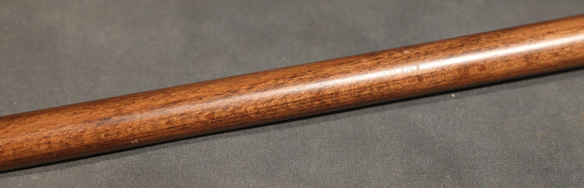 Modern Figural Lost Wax Cast Bronze and Beechwood Walking Cane with "Woman Swimmer" Handle, Manufactured by Tienda de Bastones, Spain