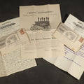 Lot 015 - Grouping of Antique George L. Brownell Hearse Manufactory Ephemera Including Illustrated Advertising Envelopes, Printed Circular, and Letters to John Pingree of New London, New Hampshire, 1886