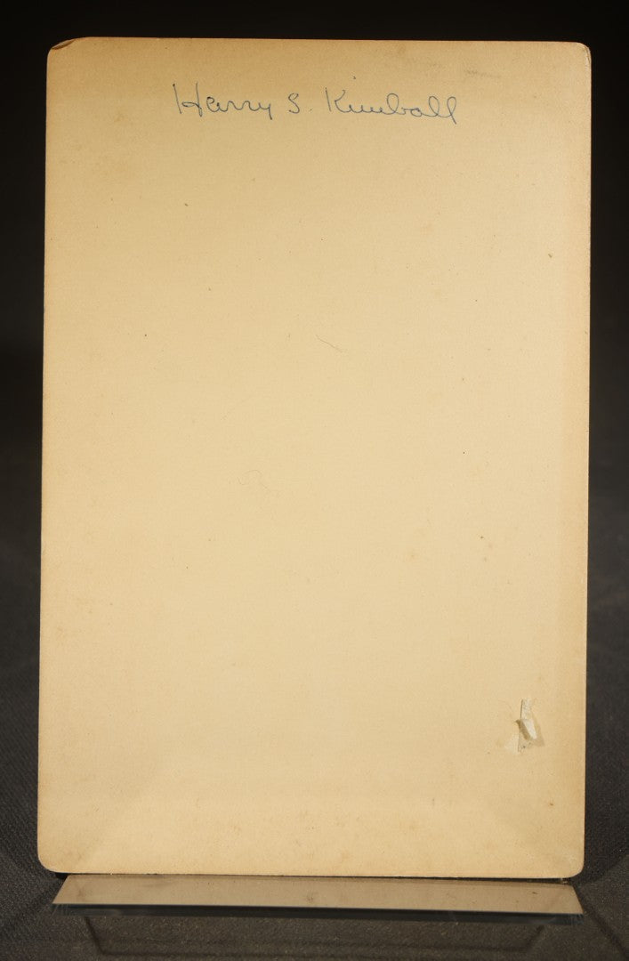 Antique Cabinet Card Photograph of Henry S. Kimball in Massachusetts State Militia or National Guard Dress Uniform with Aiguillettes and Epaulettes, Photographed by Hussey, Lynn, Massachusetts