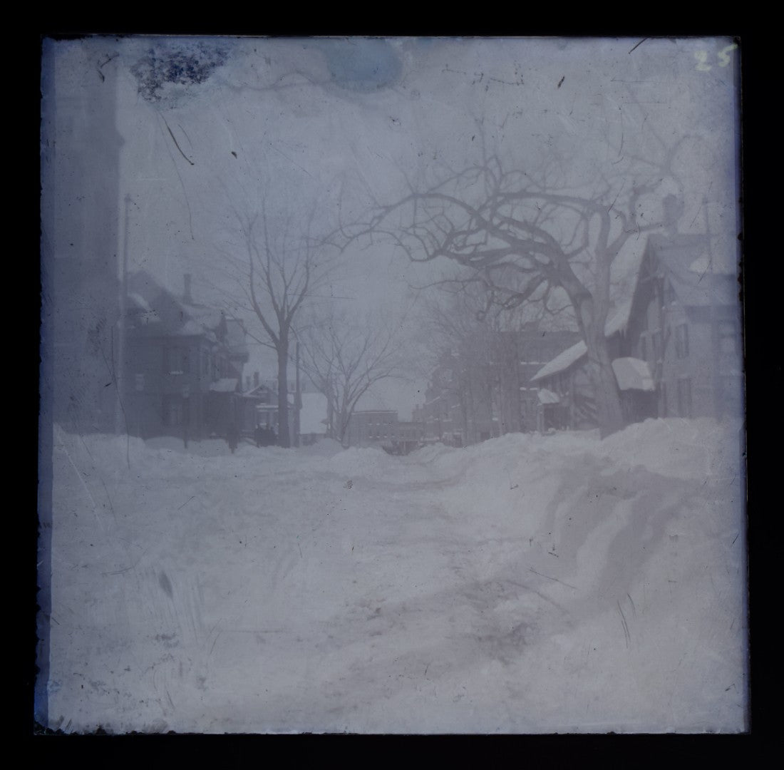 Grouping of 38 Antique Glass Plate Photographic Negatives including Interior and Exterior Views, Portraits, and Domestic Scenes