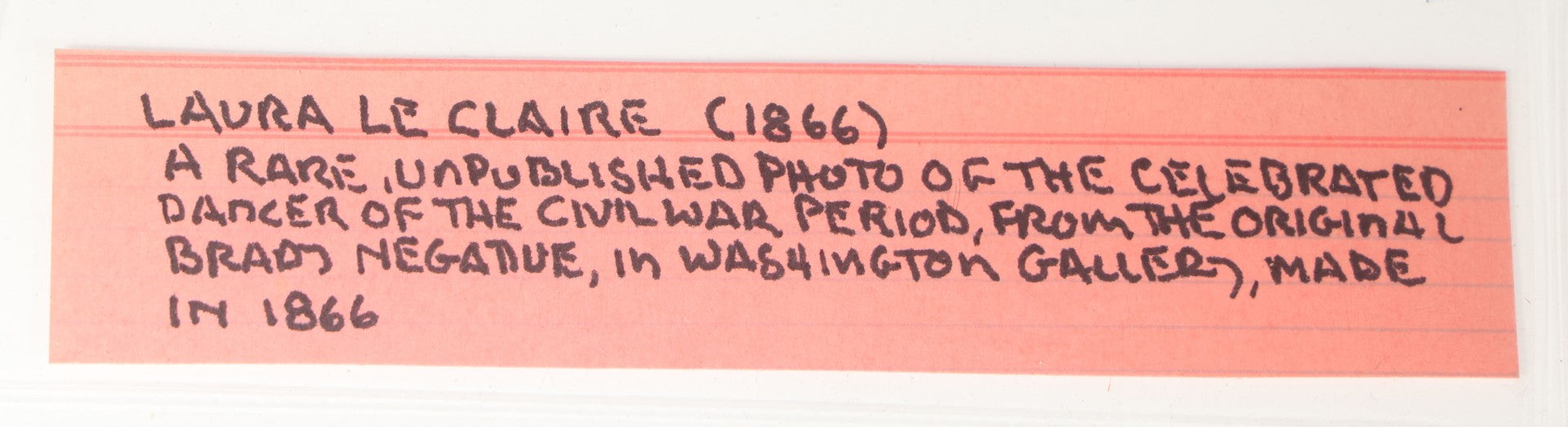 Grouping of Six Antique Celluloid Copy Negatives including Tom Thumb and Lavinia Warren, Boston Corbett, Laura Le Claire, Pauline Cushman, and Belle Boyd