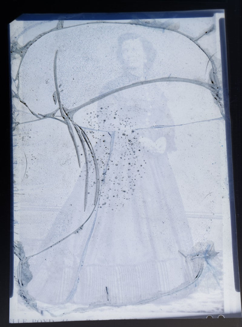 Grouping of Six Antique Celluloid Copy Negatives including Tom Thumb and Lavinia Warren, Boston Corbett, Laura Le Claire, Pauline Cushman, and Belle Boyd