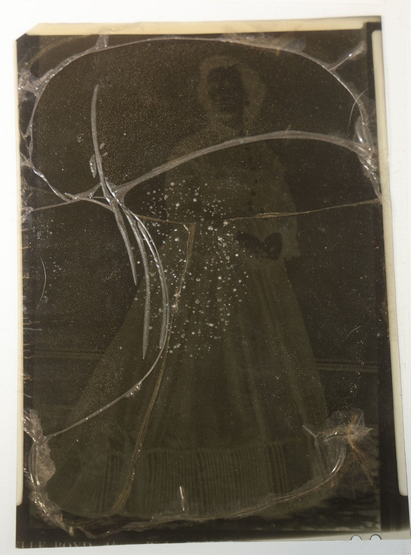 Grouping of Six Antique Celluloid Copy Negatives including Tom Thumb and Lavinia Warren, Boston Corbett, Laura Le Claire, Pauline Cushman, and Belle Boyd