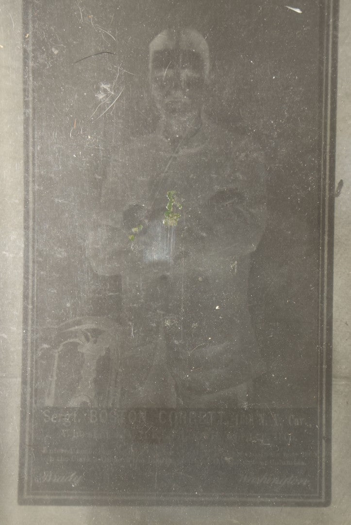 Grouping of Six Antique Celluloid Copy Negatives including Tom Thumb and Lavinia Warren, Boston Corbett, Laura Le Claire, Pauline Cushman, and Belle Boyd