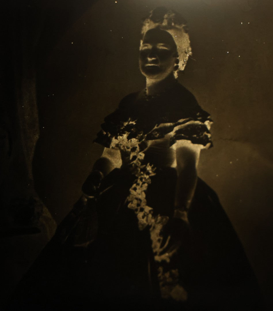 Grouping of Six Antique Celluloid Copy Negatives including Tom Thumb and Lavinia Warren, Boston Corbett, Laura Le Claire, Pauline Cushman, and Belle Boyd