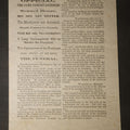 Lot 099 - Antique "Mirror Extra" Newspaper Broadside, Sunday Morning, April 16, 1865, Reporting the Assassination of President Abraham Lincoln