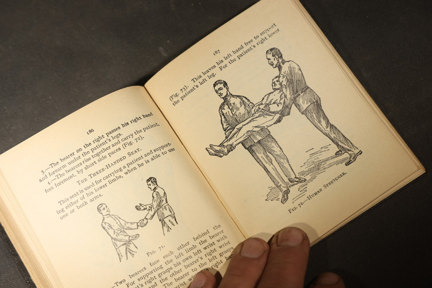 "First Aid to the Injured" Vintage St. John Ambulance Association Medical Textbook by Sir James Cantlie with Anatomical Illustrations and Fold-Out Diagram, 38th Edition, London, 1933
