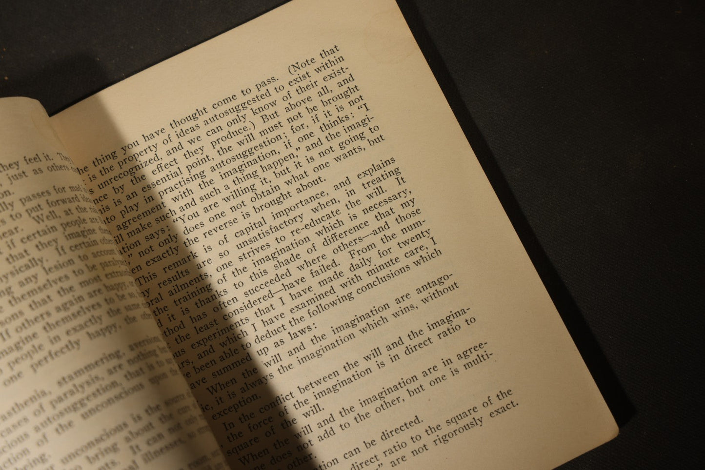 "Self Mastery Through Conscious Autosuggestion" Antique Self-Help Booklet by Emile Coue, Published by Book Readers Service, New York, 1923