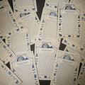 Lot 108 - Grouping of 19 Antique Horoscope Reading Arcade Cards with Various Dates, Printed by Exhibit Supply Co., Chicago, Illinois, Copyright 1925