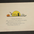 Lot 121 - Antique Halloween Postcard with Jack-O-Lantern, Owl, and Full Moon, "A Happy Hallowe'en," No. 2500, Made in U.S.A., Unused