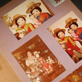Lot 131 - Vintage Scrapbook Documenting Tongkorn Chandavimol Thai Doll Exhibit at the Better Mousetrap Doll Museum, Guam, 1984, Including Photographs, Newspaper Clippings, and Typed Exhibition Text