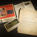 Lot 133 - Grouping of Five Antique and Vintage Paper Ephemera Including 1946 U.S. Army Corps of Engineers Brockway Reservoir Letter, 1976 Shell Bicentennial Calendar, Syracuse Vacuum Cleaner Co. Card, and Slaughter Bros. Dairy Letterhead