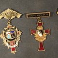 Lot 139 - Grouping of Four Antique Knights Templar Medals Including Wm. Parkman Commandery Boston, Saint Paul Commandery Dover, New Hampshire 26th Triennial Conclave 1895, Monroe Commandery No. 12 Rochester, New Hampshire, and Woodlawn No. 76