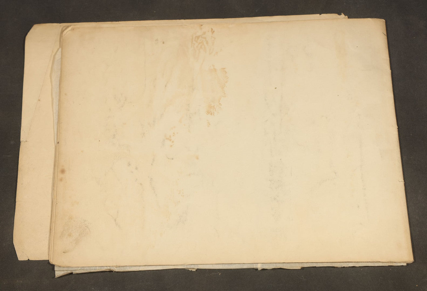 Antique Pencil Sketchbook with Rural Scenes, Still Life Studies, and Landscapes including Farm Equipment, Cow, Water Pump, and Towered Buildings